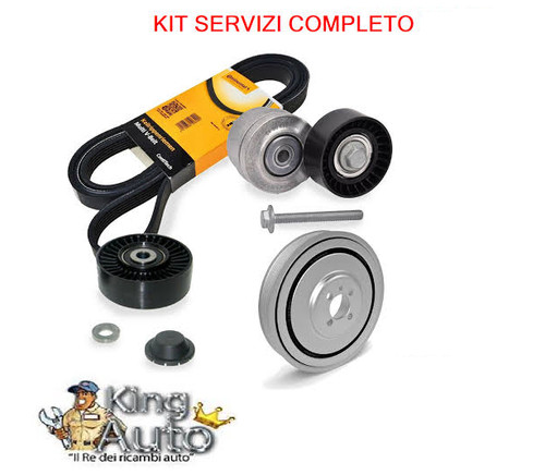 Kit cinghia servizi puleggia - cinghia,
